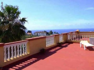 Dachterrasse mit meer